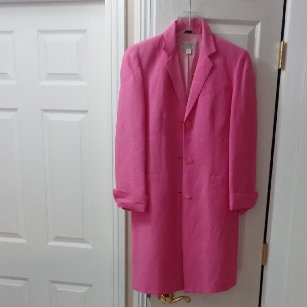 Pink Women's Blazer Coat